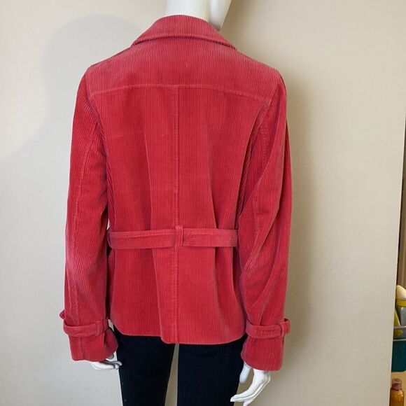 Jones New York Jacket Double-breasted Cotton Corduroy Jacket Size S - Picture 6 of 10